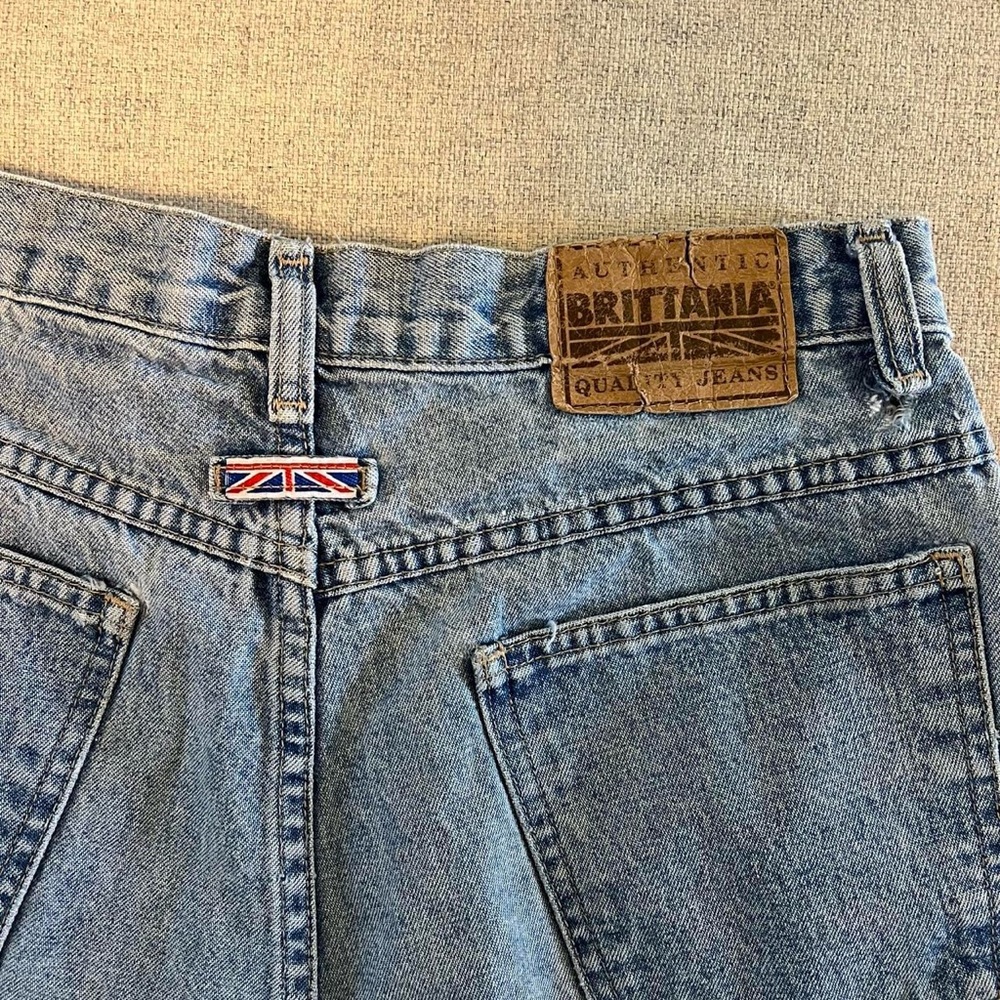 Denim Frayed Hem Women's Shorts